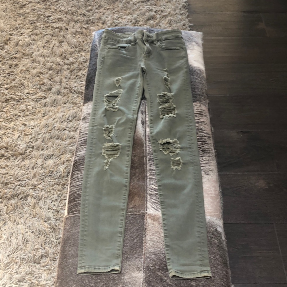 American eagle jeggings double zero